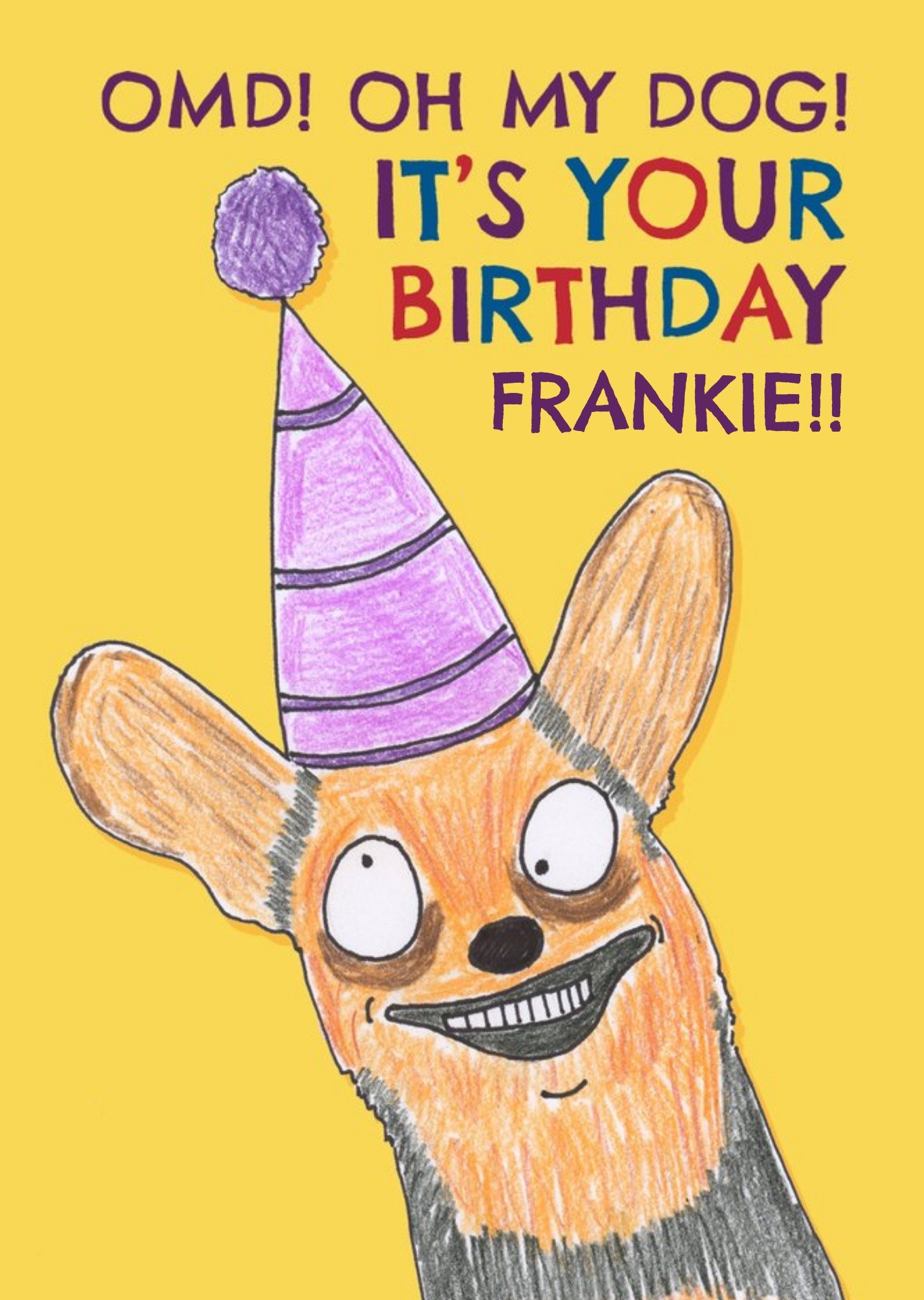 Hercule Van Wolfwinkle Oh My Dog It's Your Birthday Card Ecard