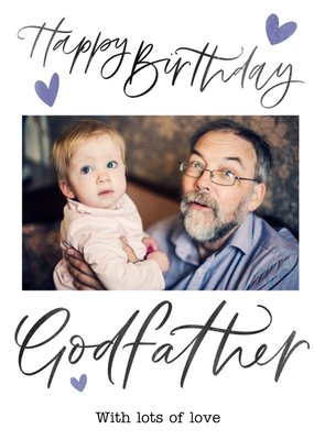 Allure Photo Upload Godfather Birthday Card