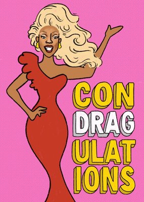 Ru Paul's Drag Race ConDRAGulations Card