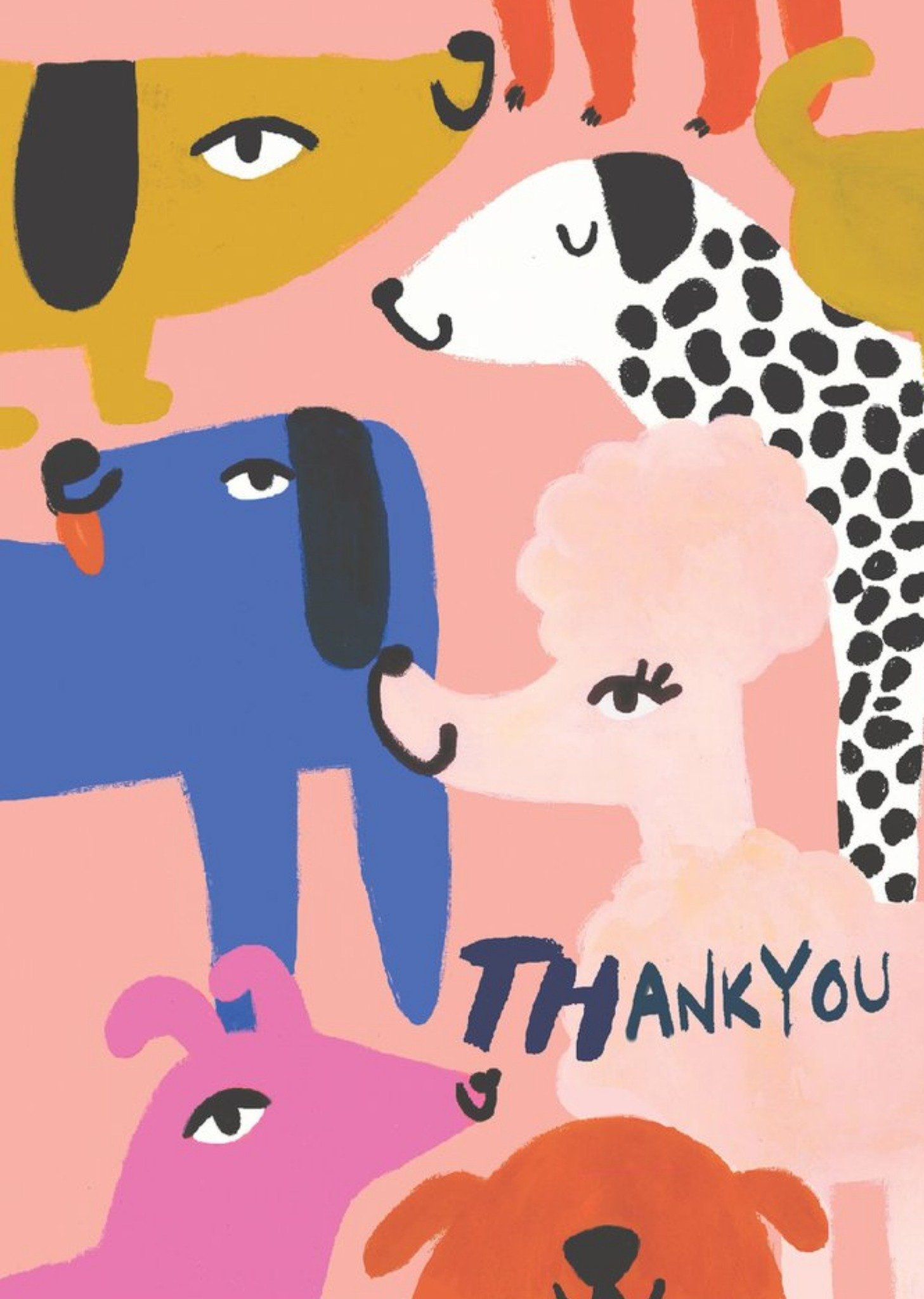 Sooshichacha Dog Thank You Card Ecard