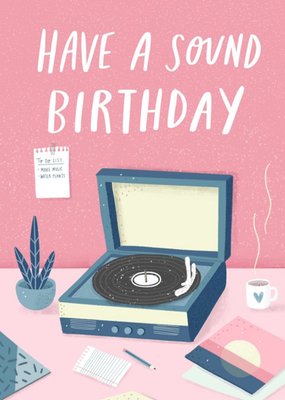 Fun Have A Sound Birthday Card