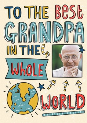 Cute Illustrations To The Best Grandpa In The Whole World