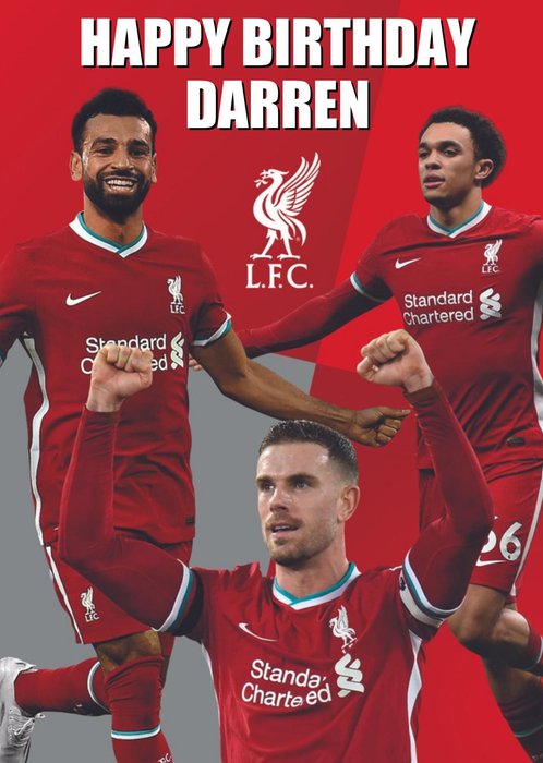 Liverpool Happy Birthday Card