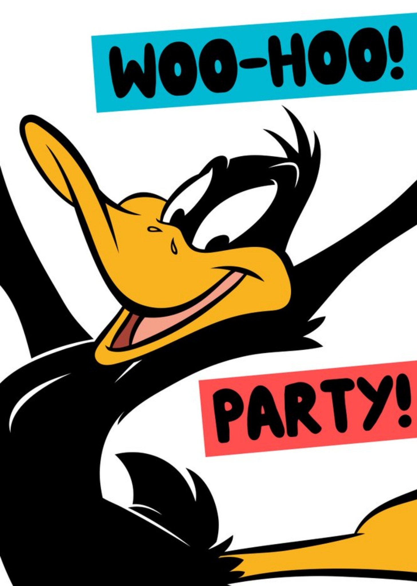 Looney Tunes Daffy Duck Woo-Hoo Birthday Card Ecard