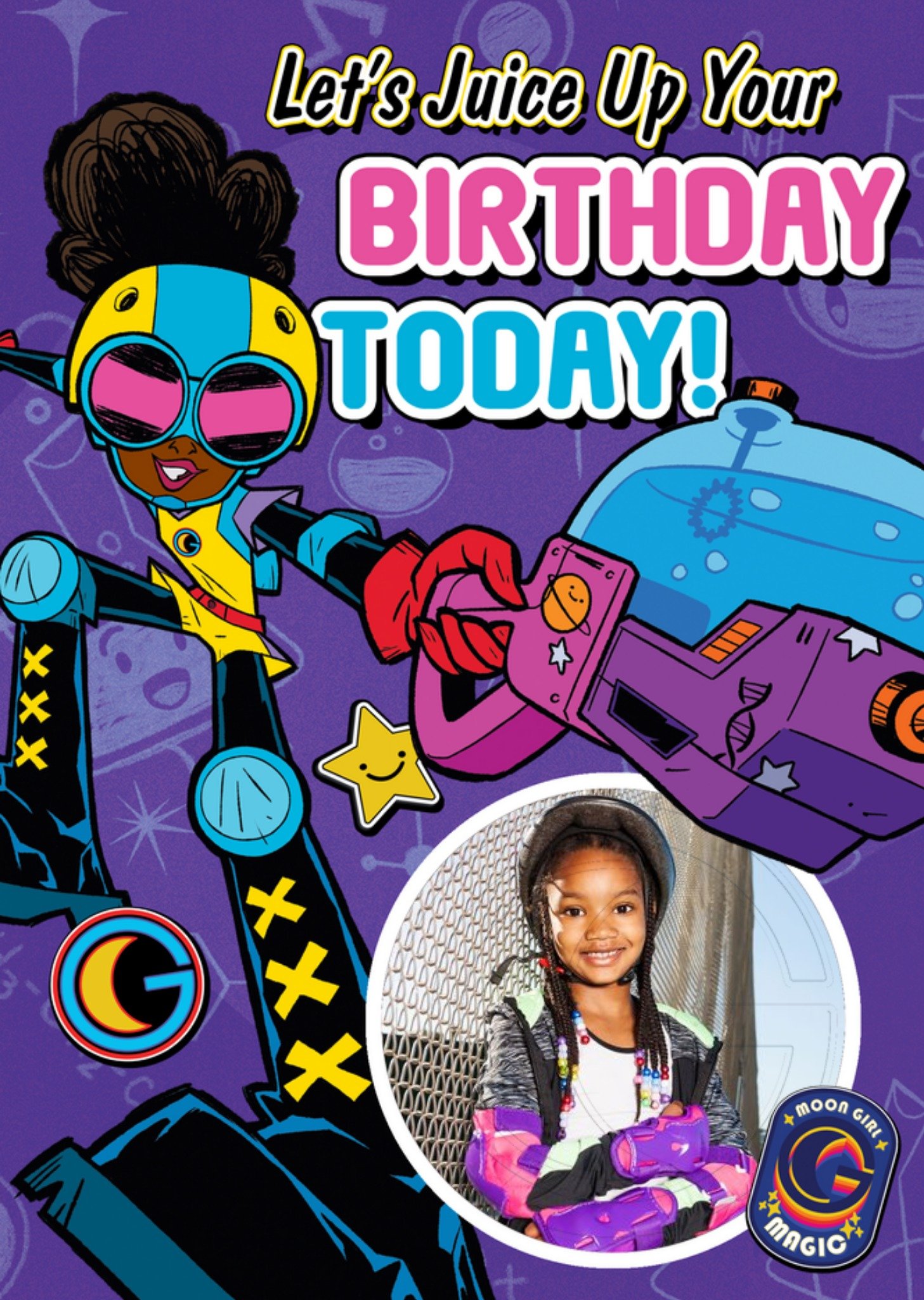 Marvel Let's Juice Up Your Birthday Today Photo Upload Card Ecard