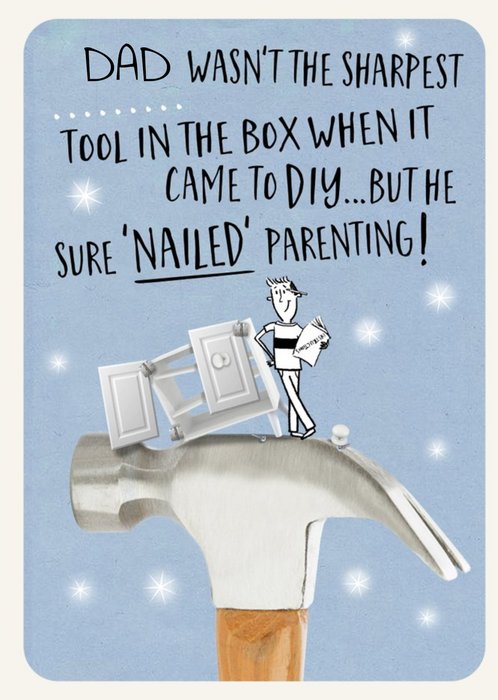 Diy Dad Sure 'Nailed' Parenting Funny Father's Day Card