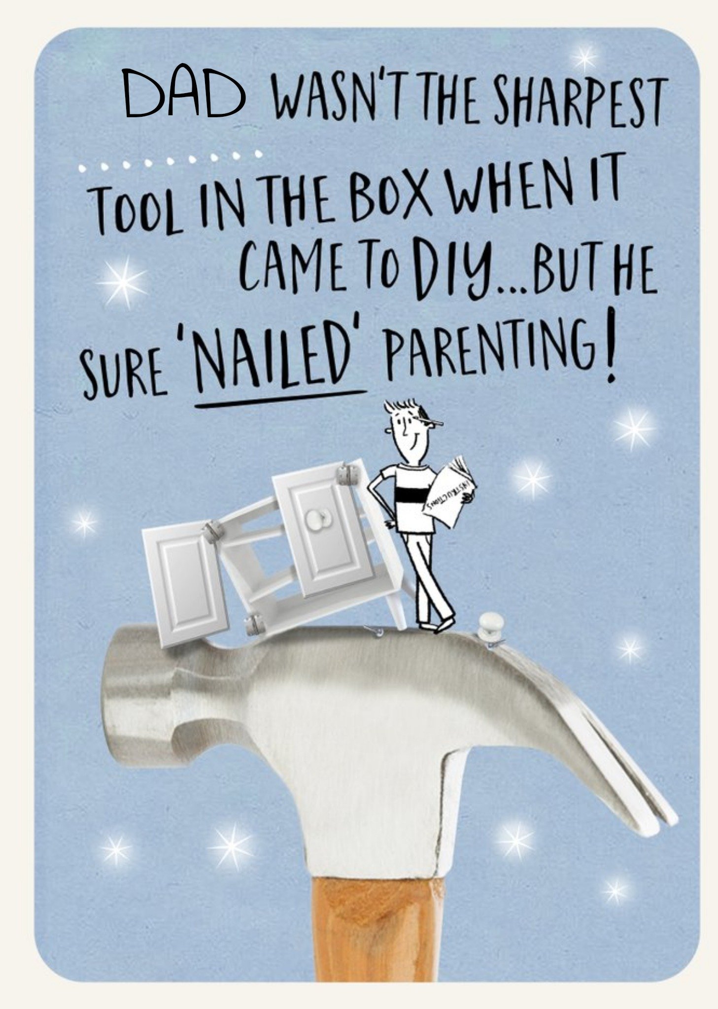 Diy Dad Sure 'nailed' Parenting Funny Father's Day Card