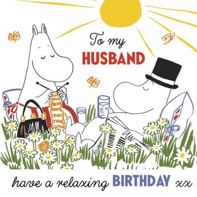 Moomin Husband Birthday Card