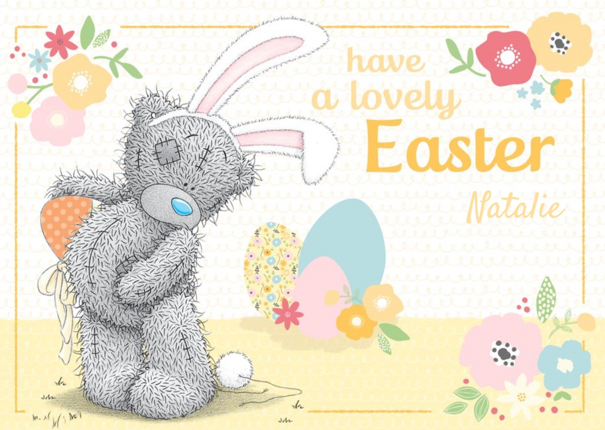 Me To You Tatty Teddy Have A Lovely Easter Card Ecard