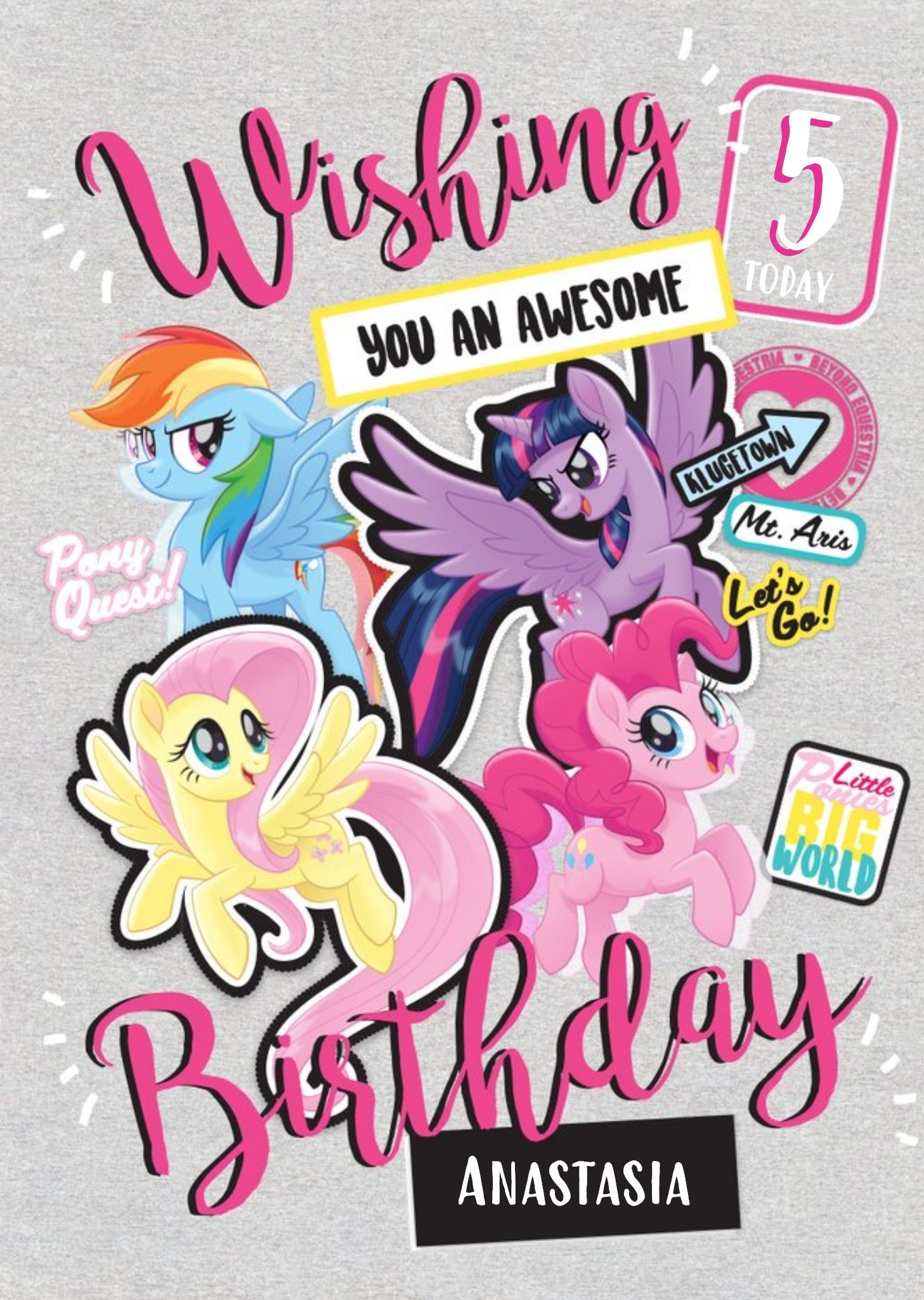 My Little Pony Birthday Card, Large