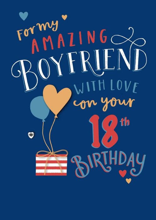 GUK Boyfriend 18th Birthday Card