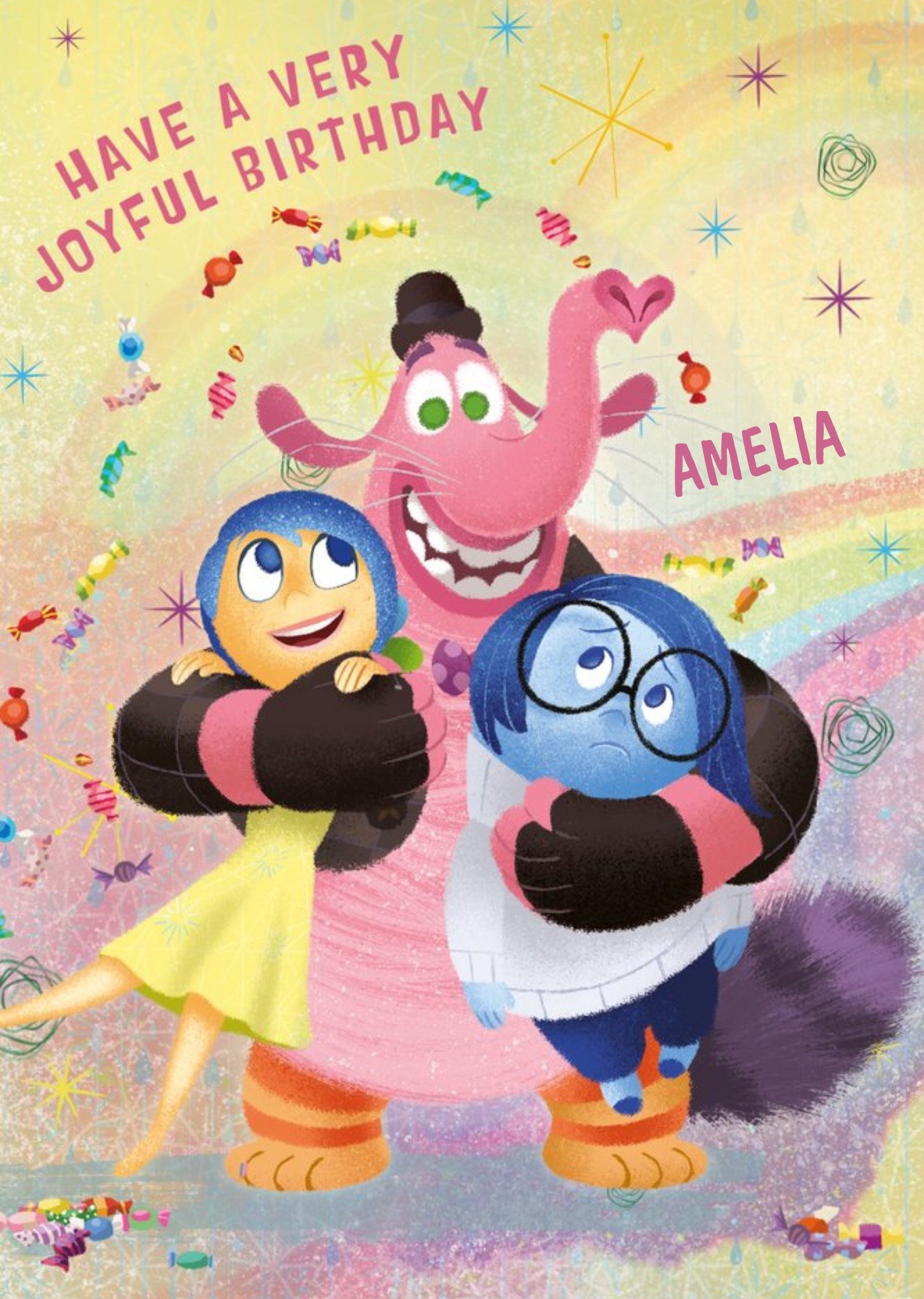 Disney Inside Out Have A Joyful Birthday Card Ecard