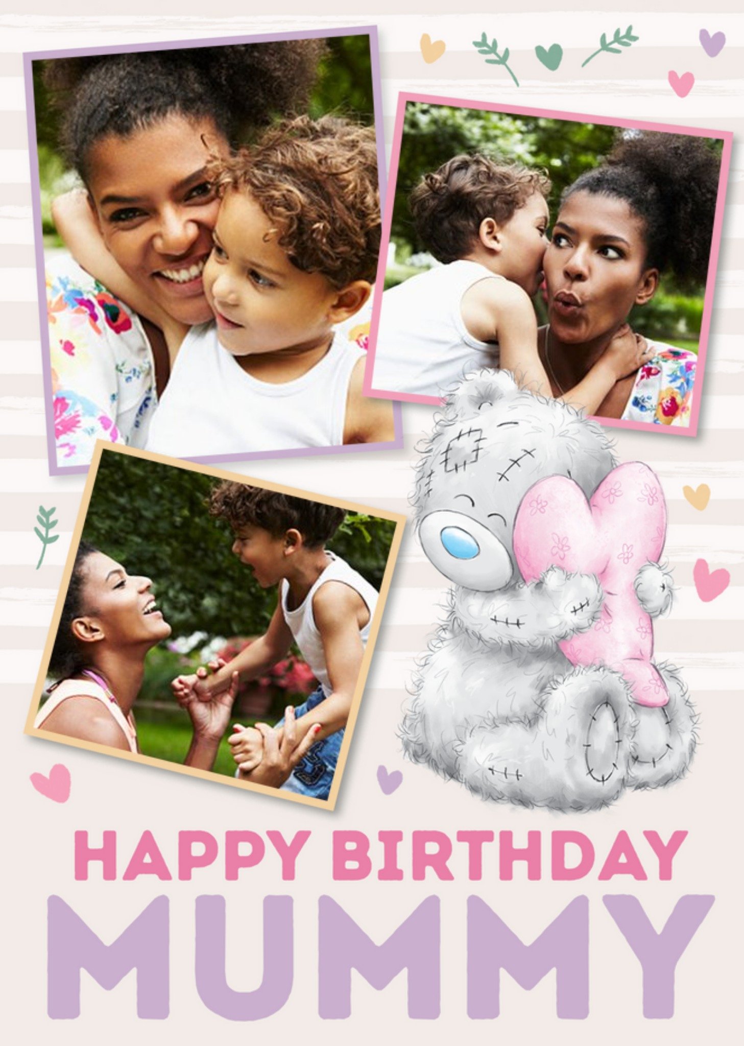 Me To You Tatty Teddy Mummy Birthday Photo Upload Card Ecard