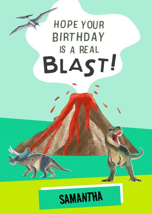 Hope Your Birthday Is A Real Blast Card