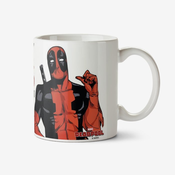 Deadpool Marvel funny humour comedy this guy knows best mug