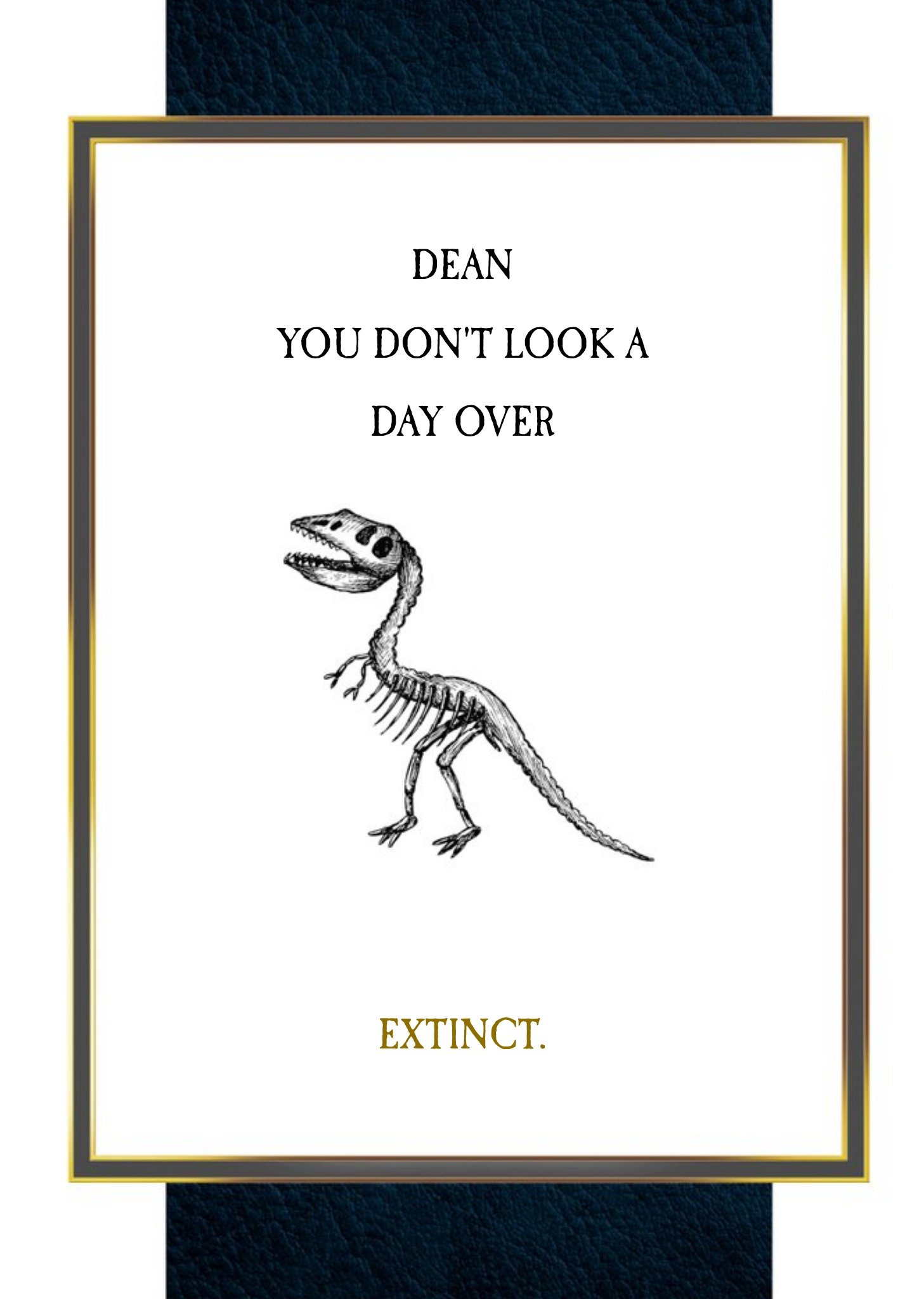 Moonpig Birthday Card - Dinosaur - Extinct Ecard