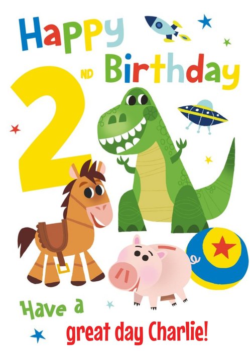 Toy Story Buzz Lightyear Grandson It's Your Birthday Card