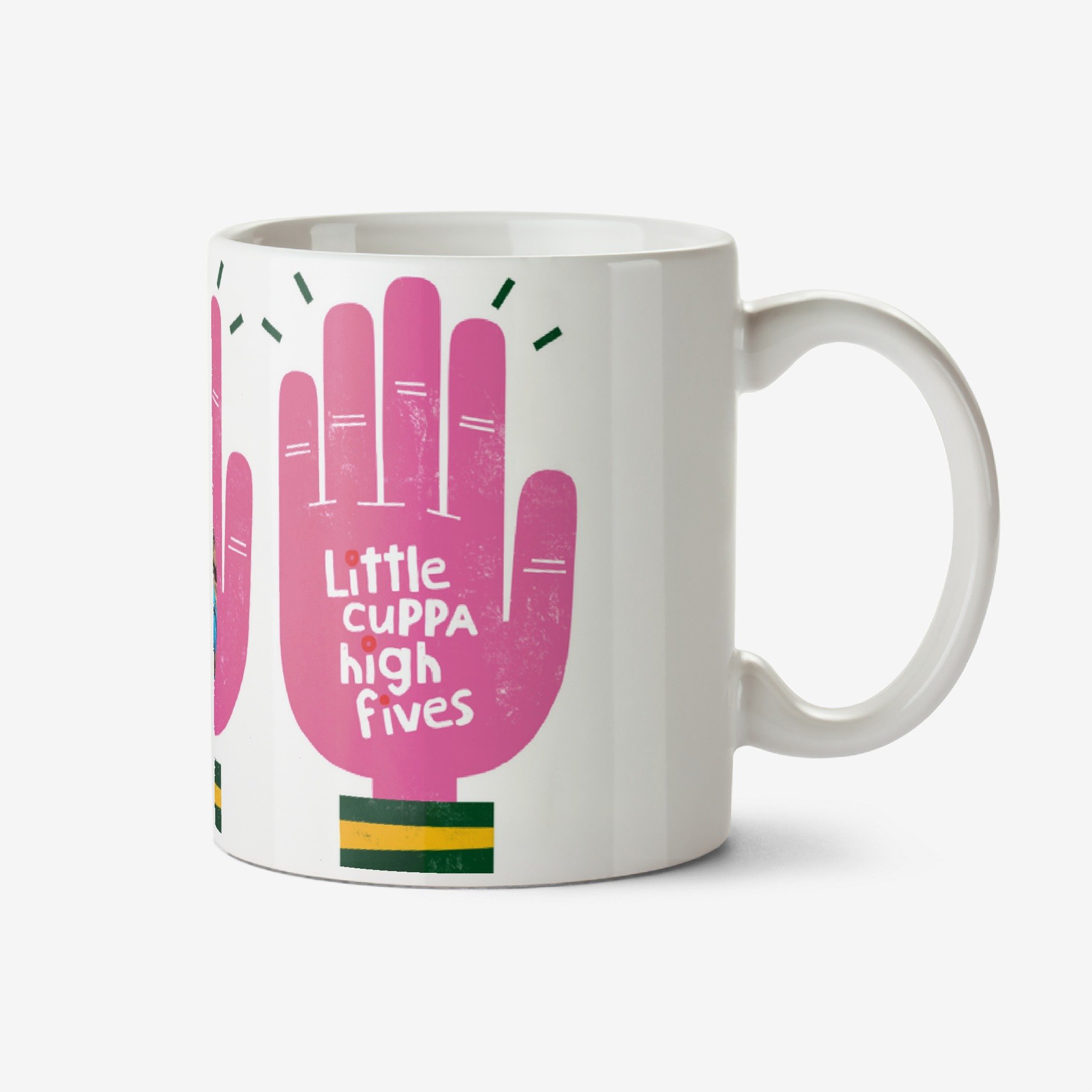 Kate Smith Co. Cuppa High Fives Photo Upload Mug Ceramic Mug