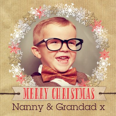 Merry Christmas Card For Grandparents