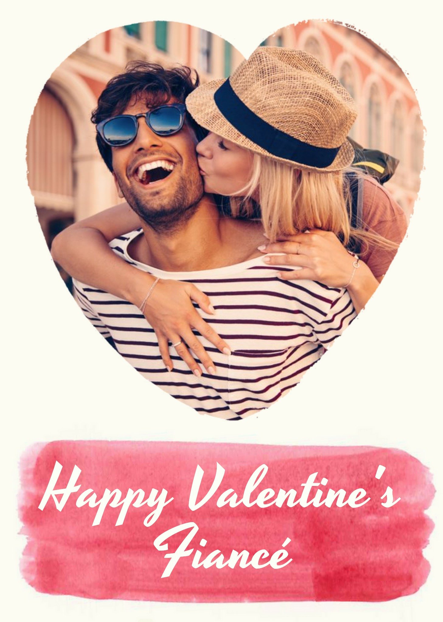 Happy Valentine's Day Card - Heart Shaped Photo Upload Ecard