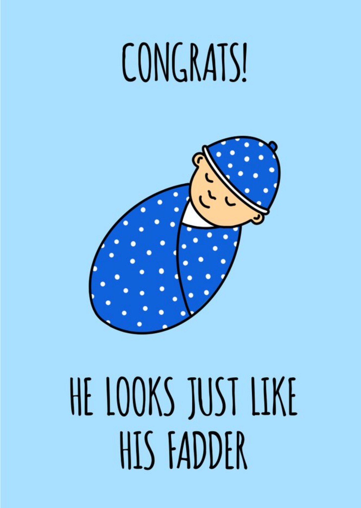 Susan Mcging Blue Baby Boy Card Ecard