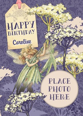 Fairies In The Garden Personalised And Photo Birthday Card