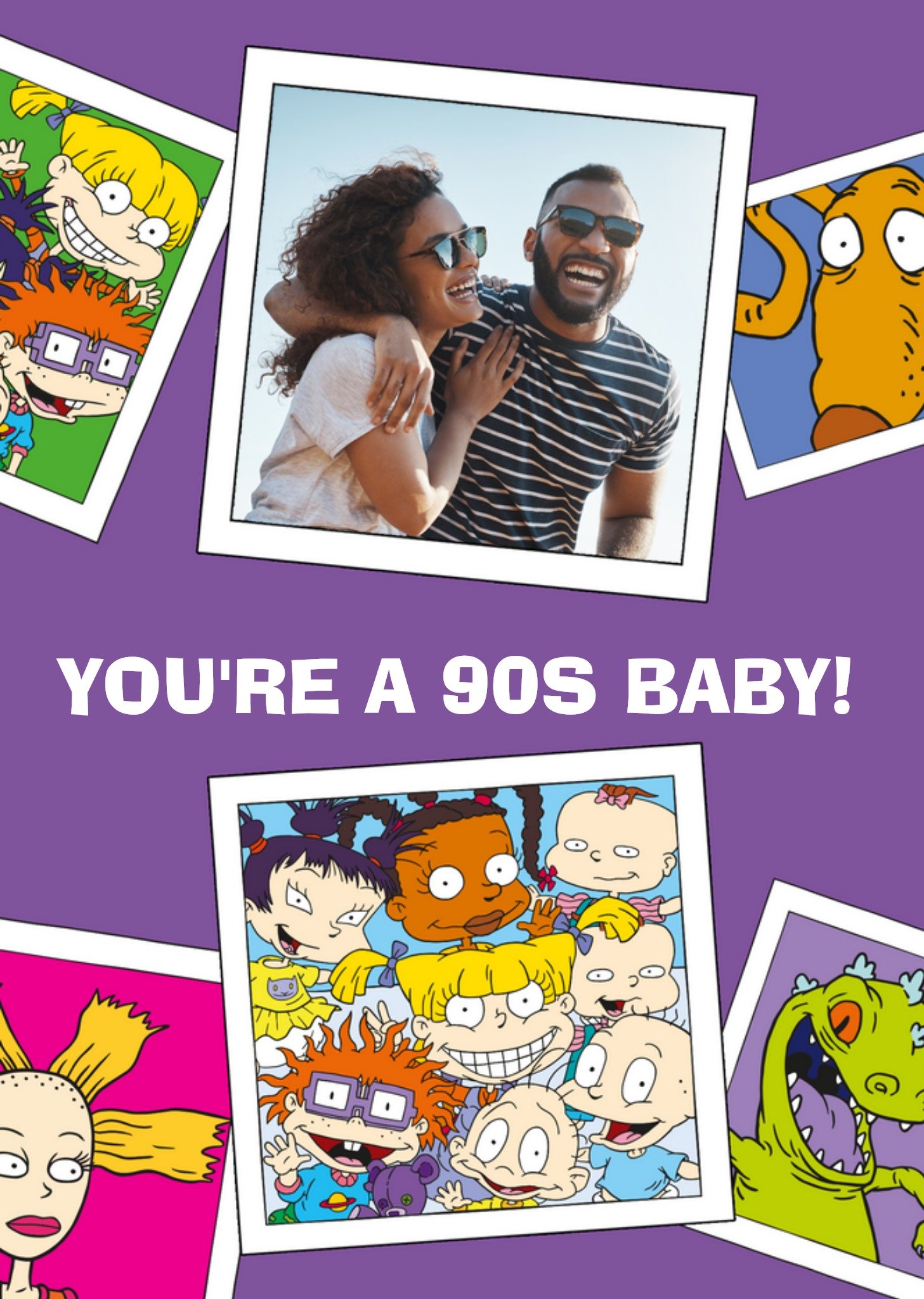 Nickelodeon Rugrats 90S Baby Photo Upload Card