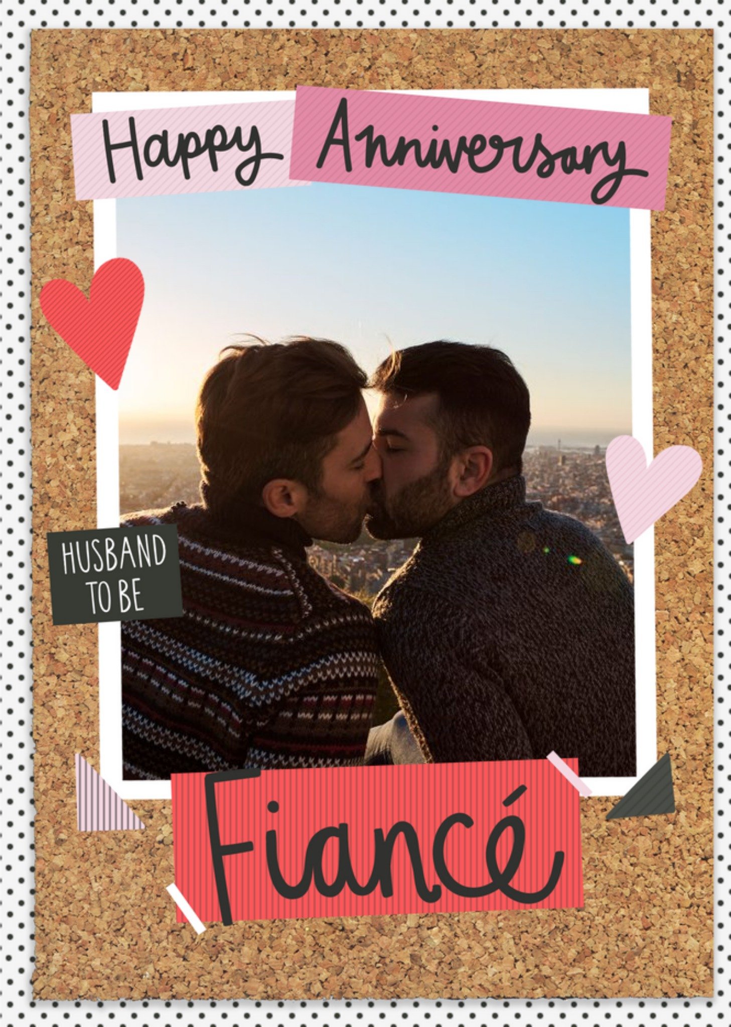 Moonpig Anniversary Card - Husband To Be - Fiance - Photo Upload Ecard