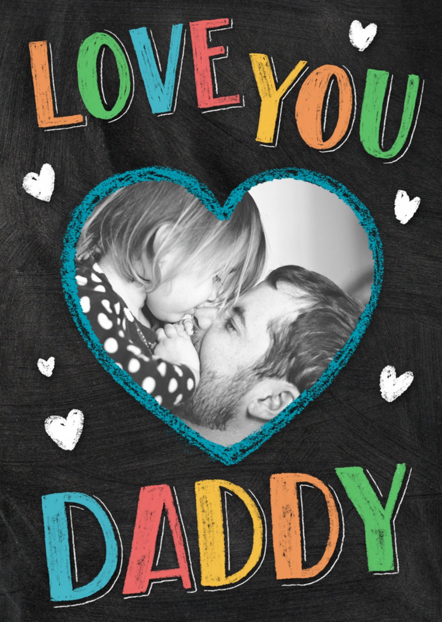 Love You Daddy Happy Father's Day Photo Card Ecard