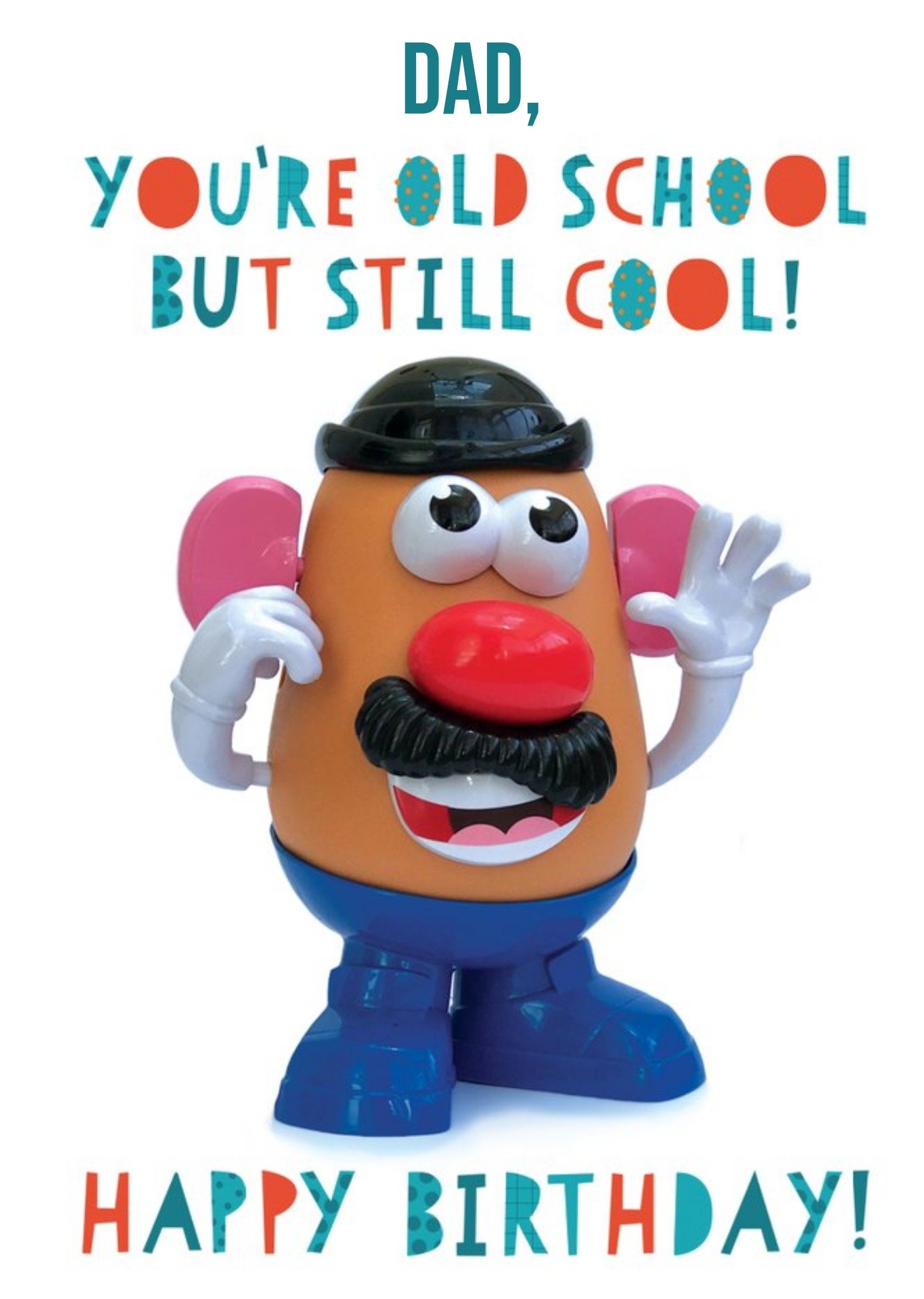 Toy Story Mr Potato Head Old School Birthday Card, Large