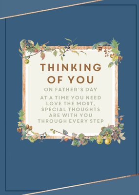 Traditional Thinking Of You On Father's Day Card
