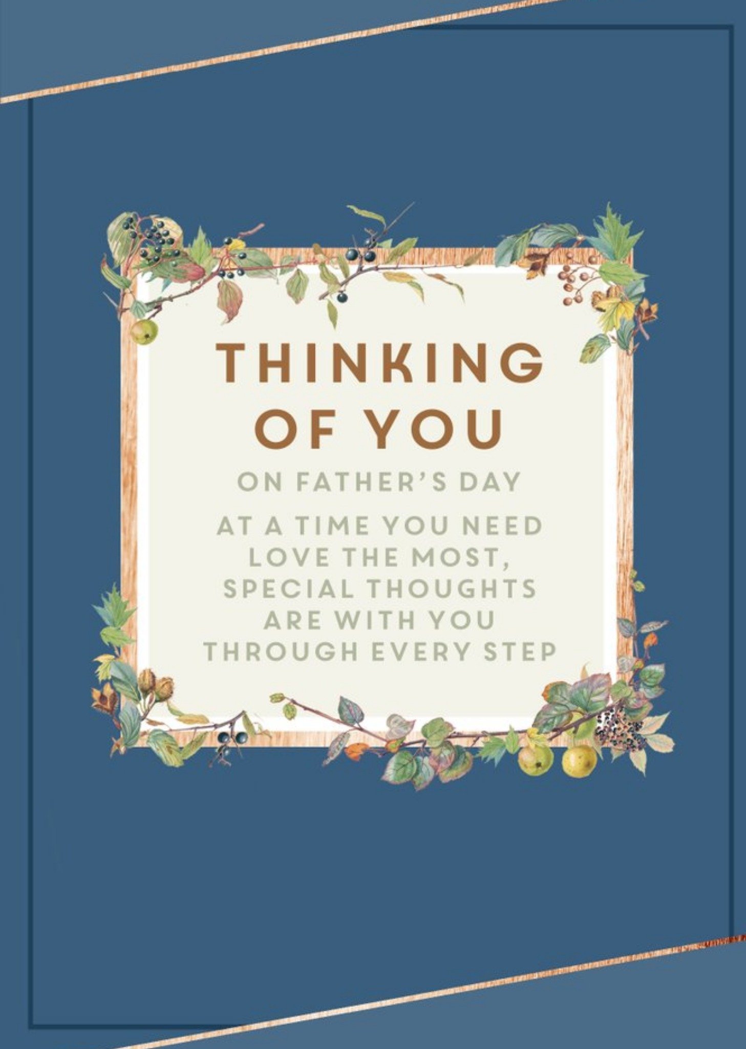 Traditional Thinking Of You On Father's Day Card