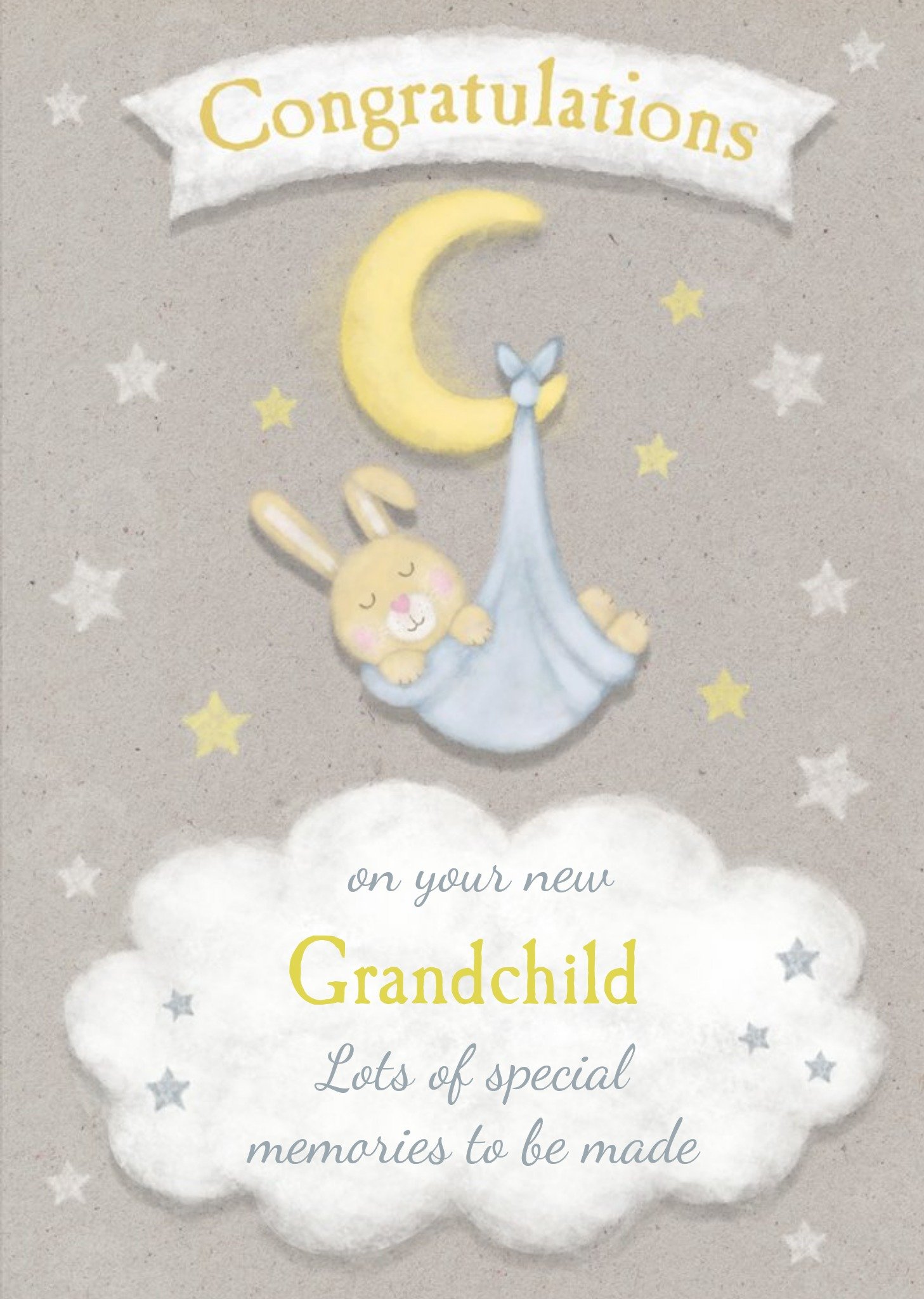 Moonpig Cute Grandchild Card - Congratulations Ecard
