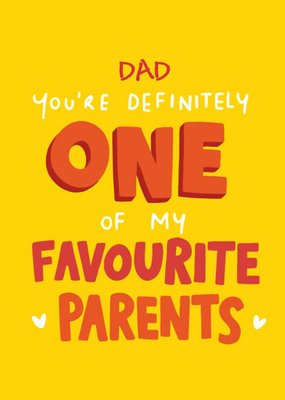 Favourite Parent Father's Day Card