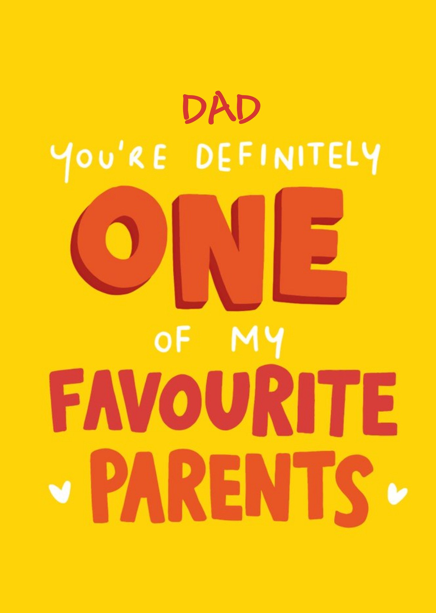 Moonpig Favourite Parent Father's Day Card Ecard