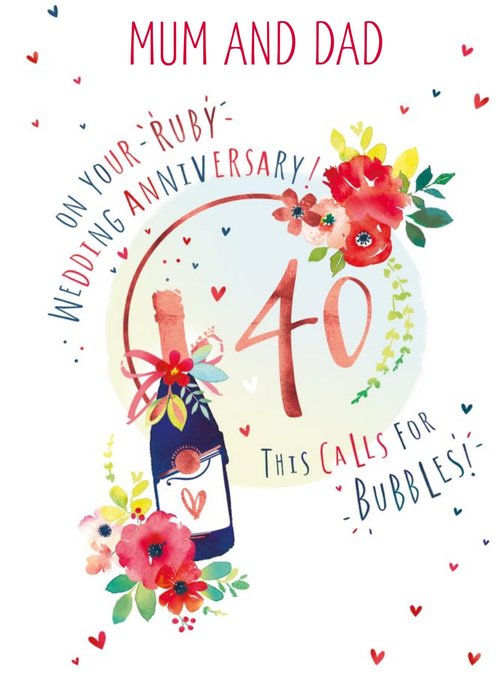 Ruby Anniversary Cards | Moonpig