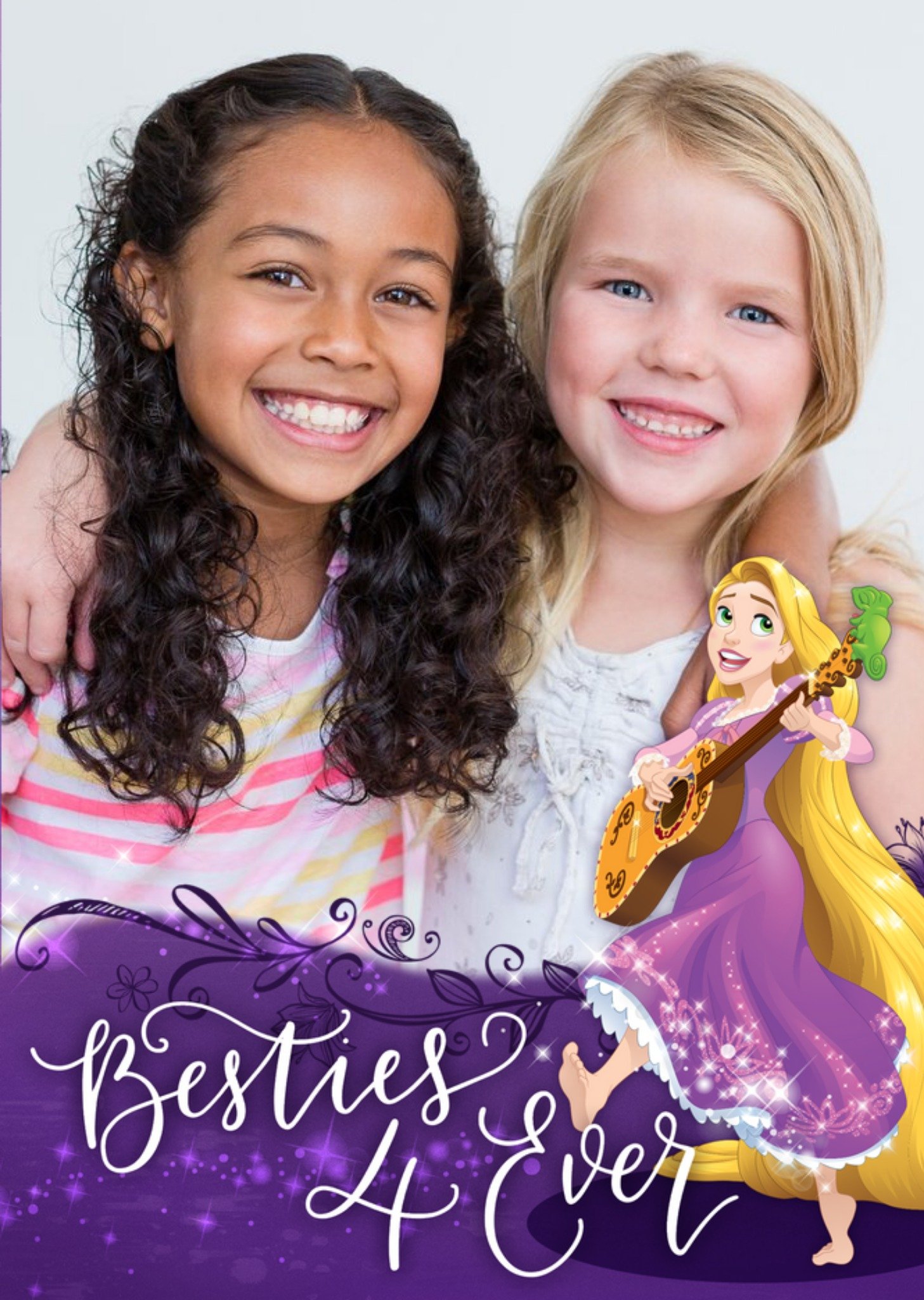 Disney Princesses Disney Rapunzel Besties Forever Photo Card, Large