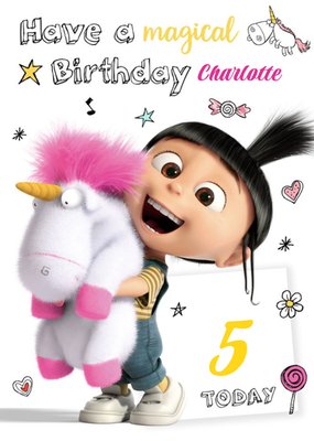Despicable Me Personalised Birthday Card