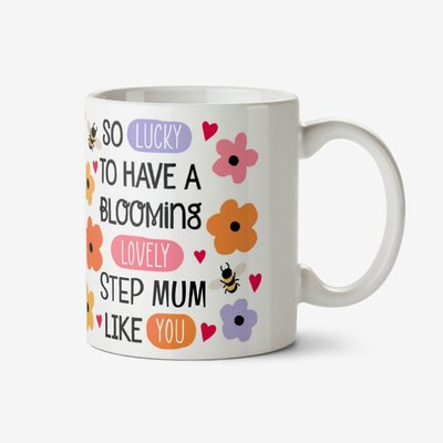 Blooming Lovely Step-Mum Mug