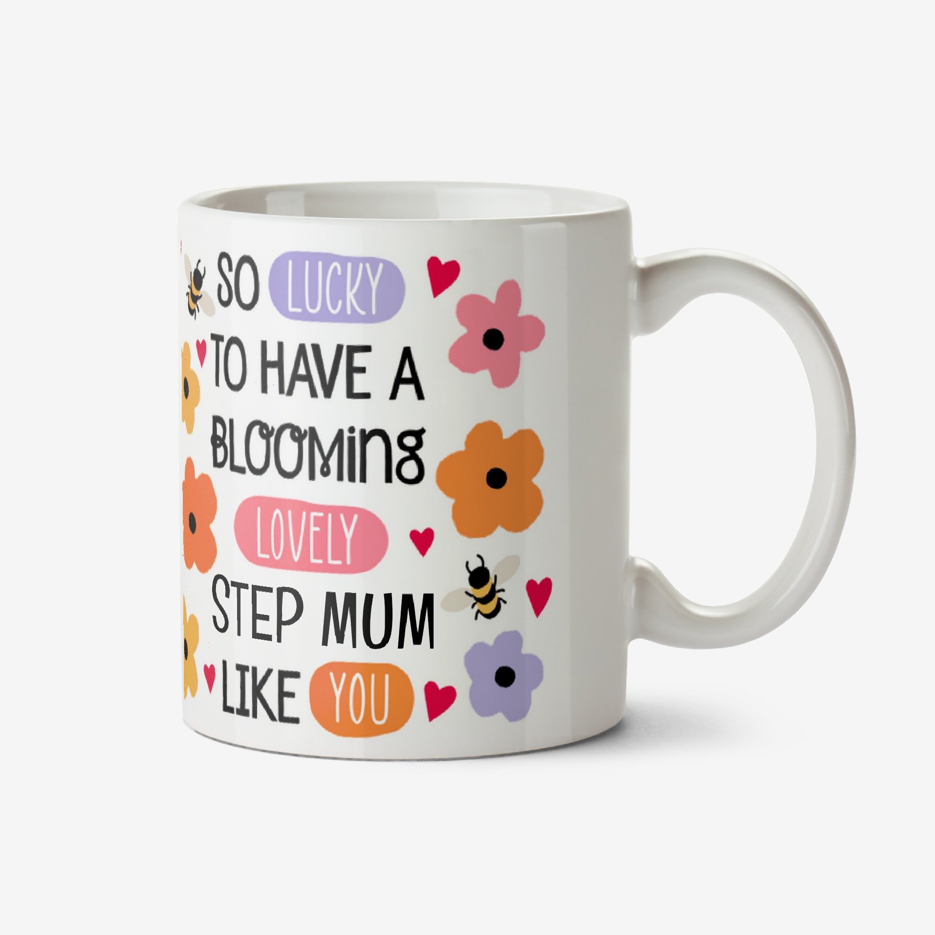 Moonpig Blooming Lovely Step-Mum Mug Ceramic Mug