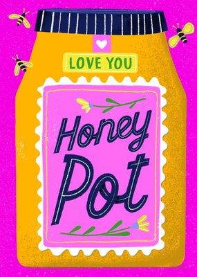 Sinead Hanley Illustration Australia Honey Wife Husband Anniversary Card