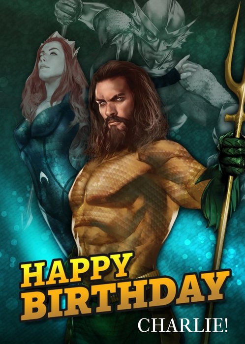 Aquaman - Happy birthday Card