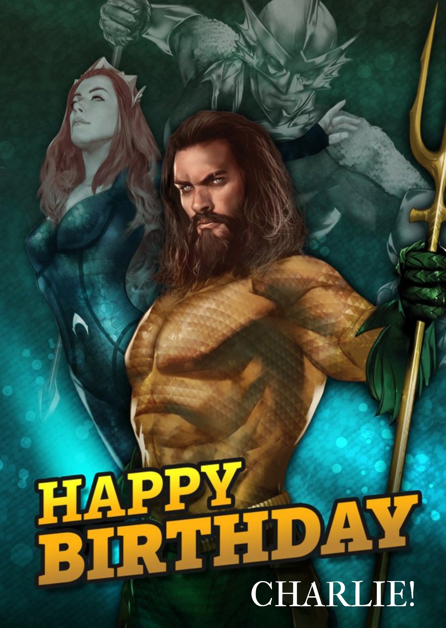 Other Aquaman - Happy Birthday Card