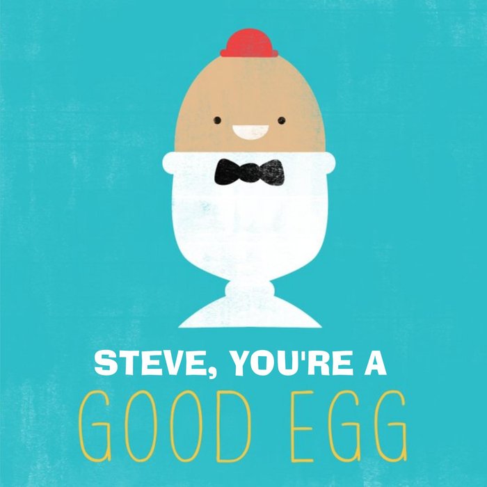 Good Egg Birthday Card
