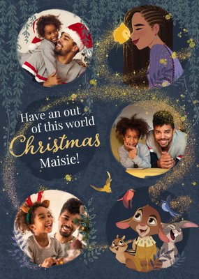 Disney Wish Out Of This World Christmas Multi Photo Upload Card