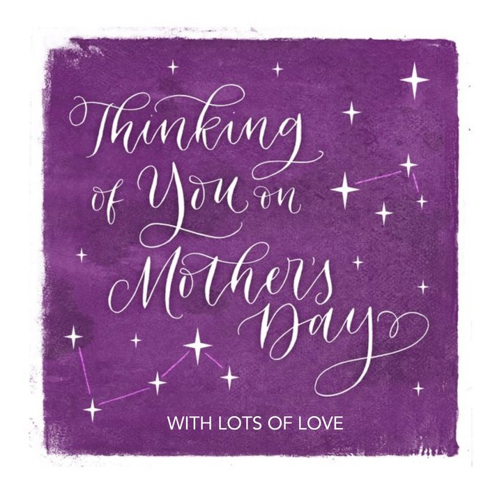 Stars In The Sky Thinking Of You On Mother's Day Card