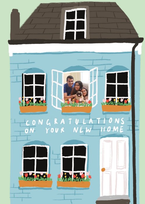 Katy Welsh Illustration New Home Adult Arty Photo Upload Card
