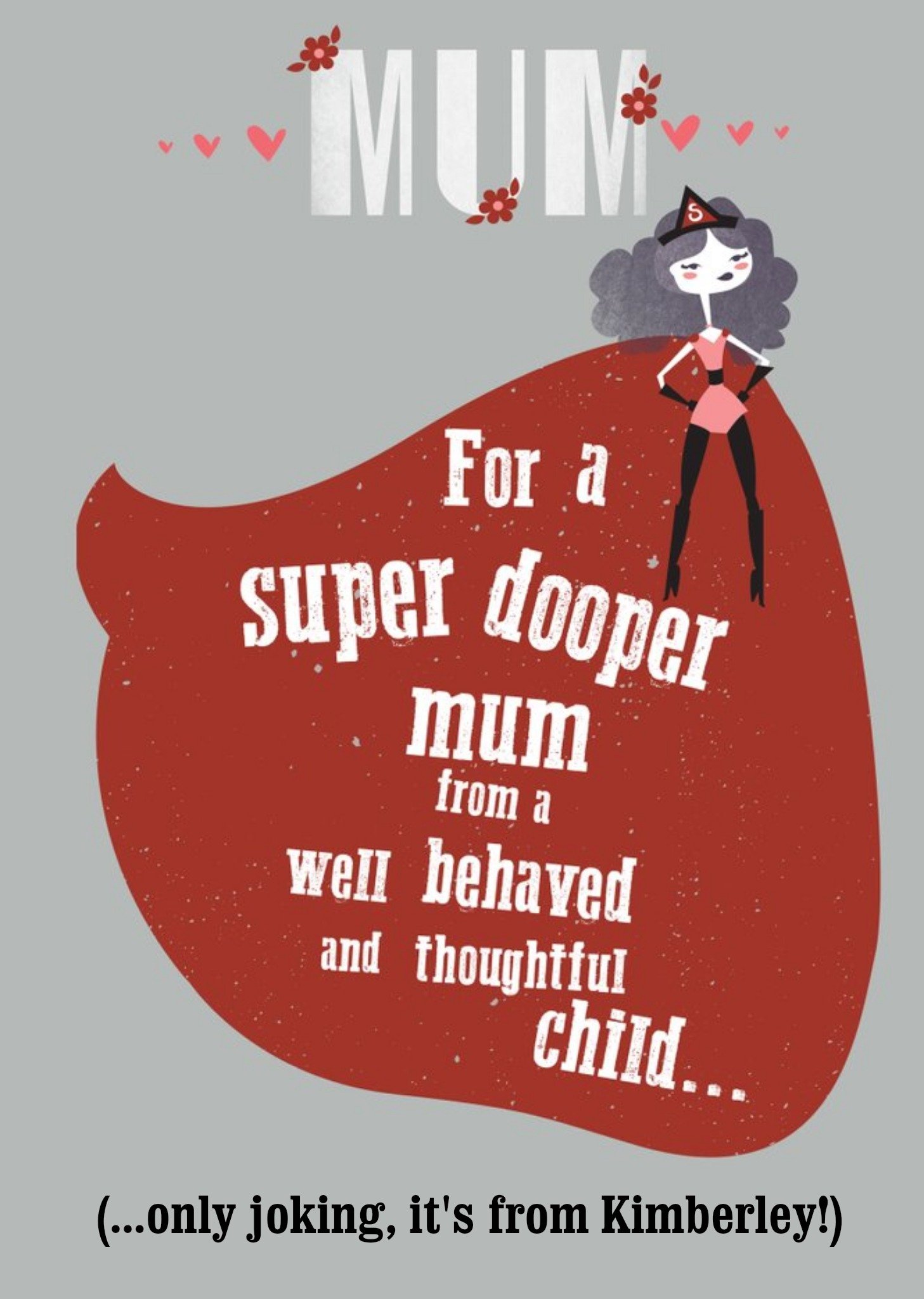 Moonpig For A Super Duper Mom Card Ecard