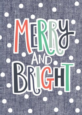 Merry & Bright Polka Dot Card