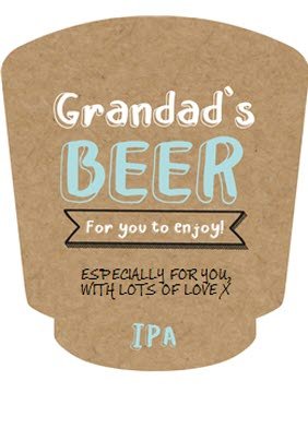 Personalised Beer Grandad's Six Pack